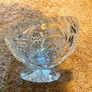 Vintage rare zajecar Yugoslavia. Crystal sugar bowl